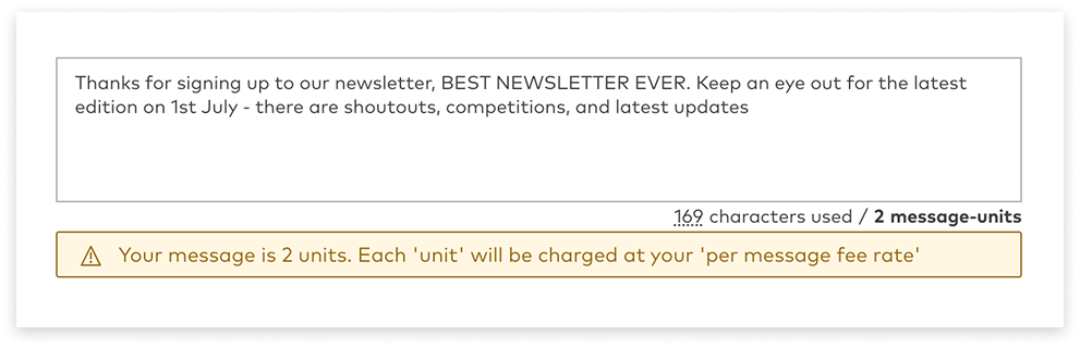 colourful screenshot showing options to add recipients when sending a New Message in Web2SMS